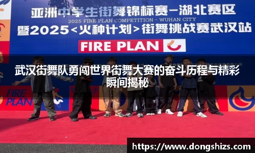 武汉街舞队勇闯世界街舞大赛的奋斗历程与精彩瞬间揭秘